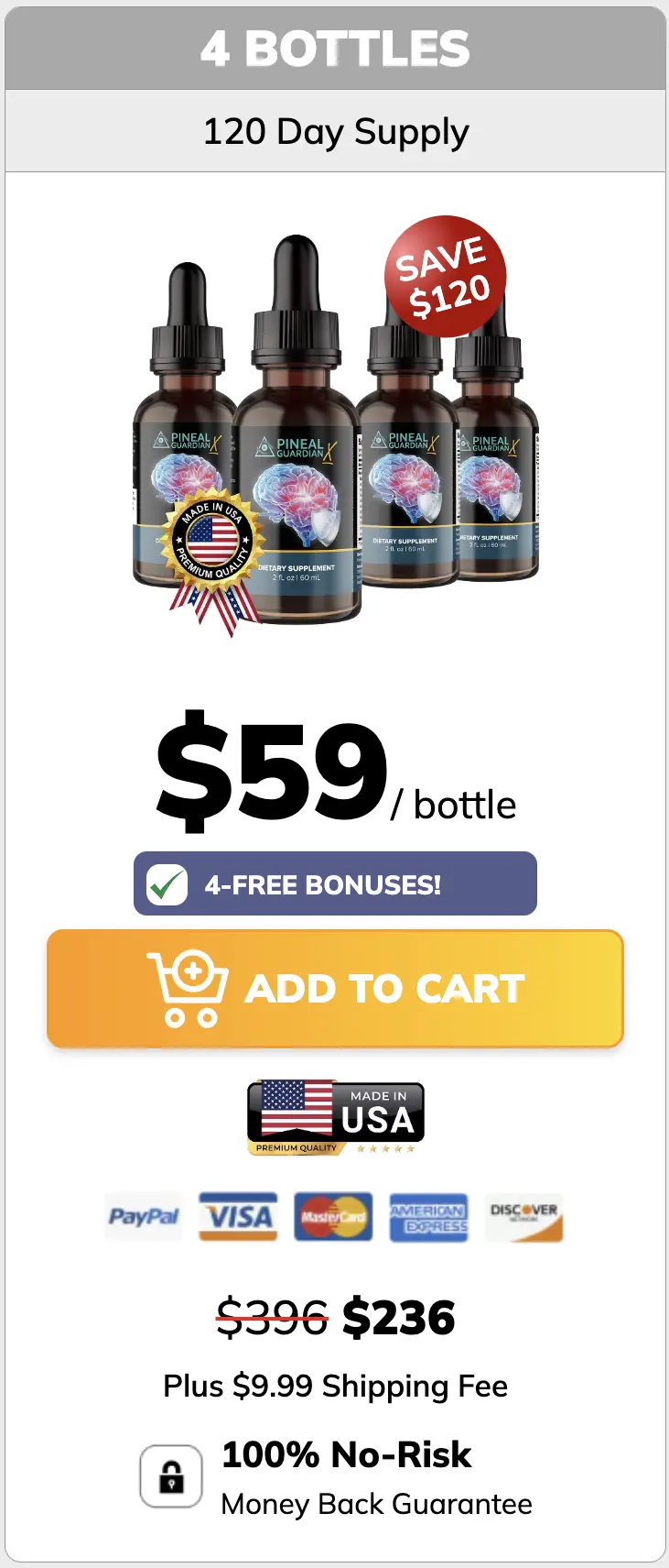 Pineal Guardian three bottles order